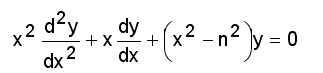 Bessel differential equation