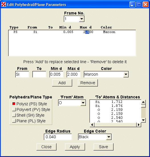 Edit Screen