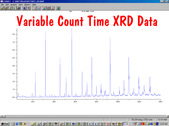 VCT Data in it's native form