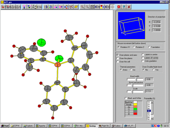 Gretep Main Screen with labelled Icon functions