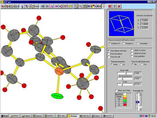 Zoomed structure