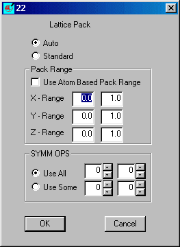 Lattice Pack Options