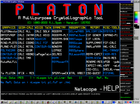 Platon Menu Window