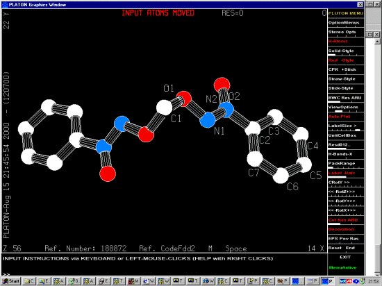 Addsym-PLT graphical structure output Window