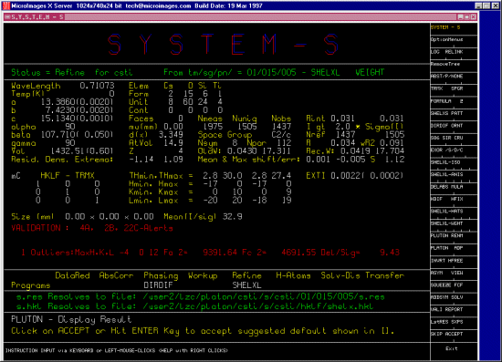 System S running in NQA Mode