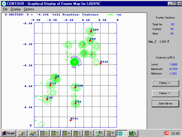 Displaying the Resulting Contour Map