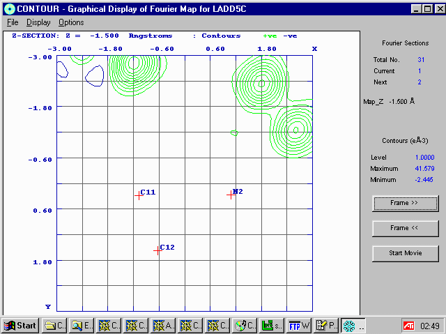 Displaying the Resulting Contour Map