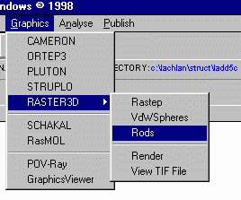 Selecting Rodss in WinGX